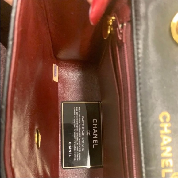 1994 Rare Chanel Quilted Top Handle Flap Bag - Picture 4 of 8